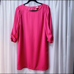 Pink Shift Dress